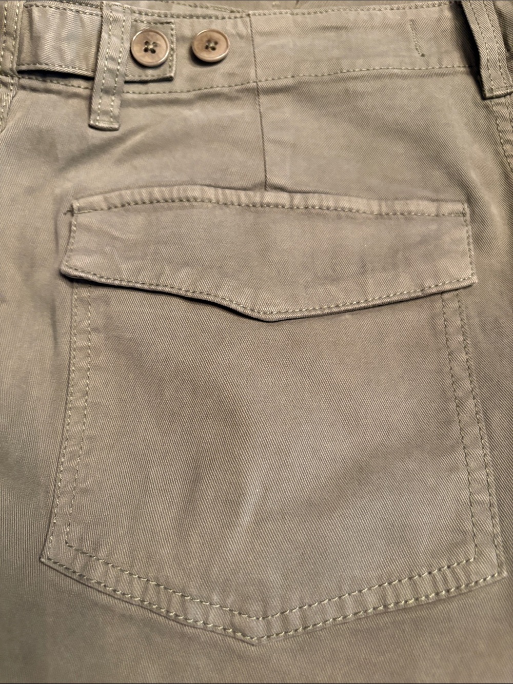 Madewell women’s Utility Straight-Leg Pants faded olive Size 27 NWT - Picture 8 of 10